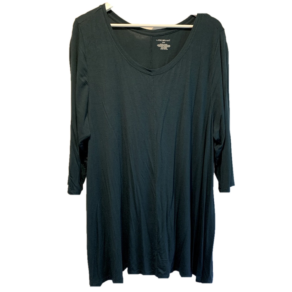 Lane Bryant Forest Green Swing Tunic Top Women’s Plus Size 22/24